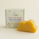 CREMA BABY Nuvoletta CORPO, VISO e LABBRA con olio di mandorle dolci, Elicriso, Calendula e Miele