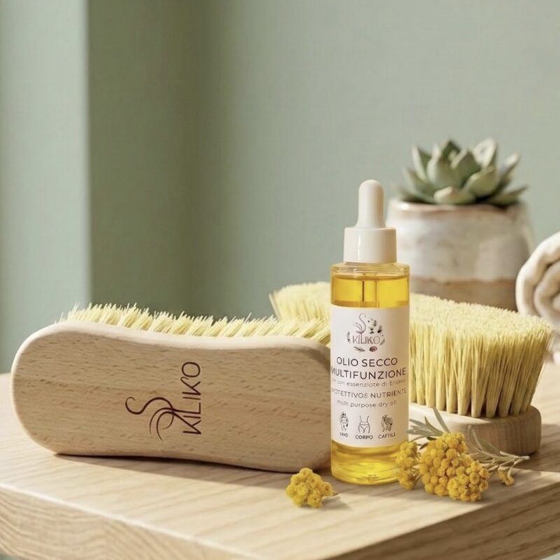 Spazzola per dry brushing e spazzolatura a secco Kiliko